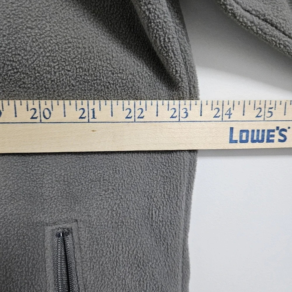 The North Face Fleece Jacket Mens XL Gray TKA 100 Full Zip Mock Neck Activewear